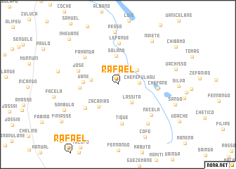 map of Rafael