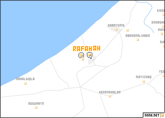 map of Rafaḩ