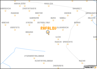 map of Rafalov