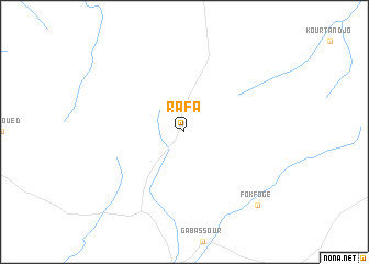 map of Rafa