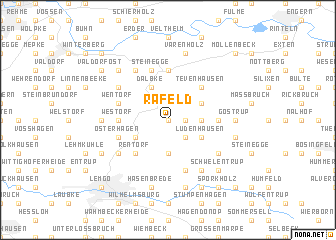 map of Rafeld