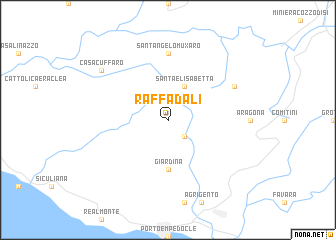 map of Raffadali