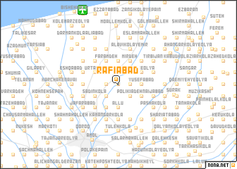 map of Rafī‘ābād