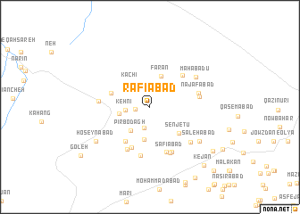 map of Rafī‘ābād