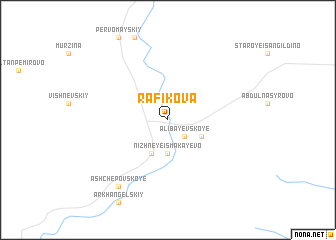 map of Rafikova