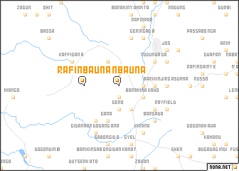 map of Rafin Bauna
