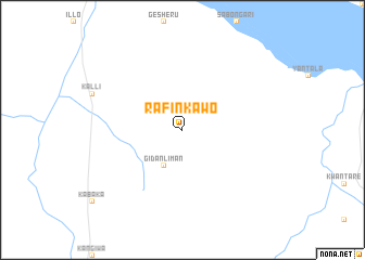 map of Rafin Kawo