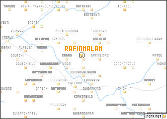 map of Rafin Malam