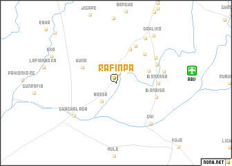 map of Rafin Pa