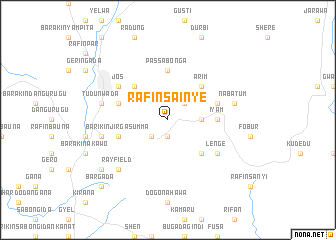 map of Rafin Sainye