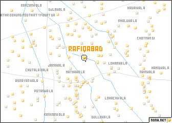 map of Rafiqābād