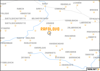 map of Rafolovo