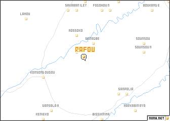 map of Rafou