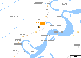 map of Ragan