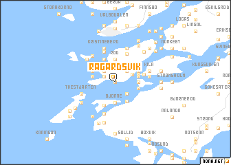 map of Rågårdsvik