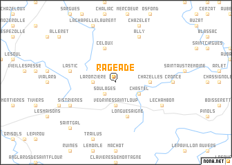 map of Rageade