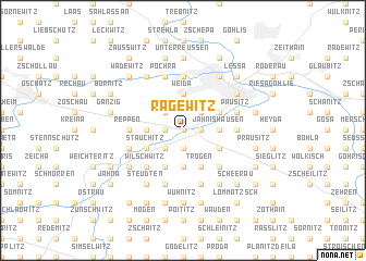 map of Ragewitz