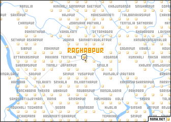 map of Rāghabpur