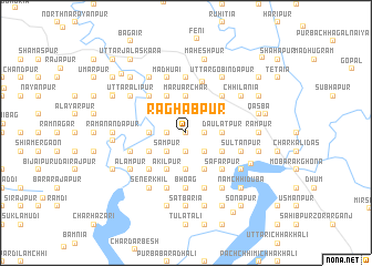 map of Rāghabpur