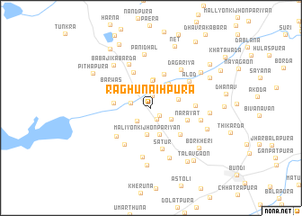 map of Raghunāihpura