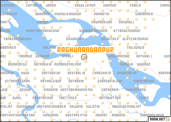 map of Raghunandanpur