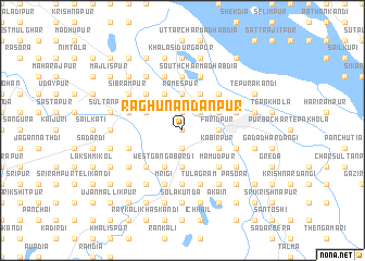 map of Raghunandanpur