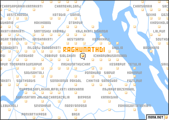 map of Raghunāthdi