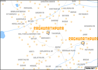 map of Raghunāthpura