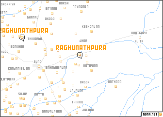 map of Raghunāthpura