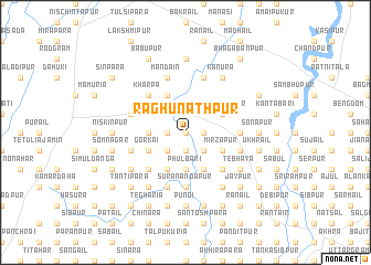 map of Raghunāthpur