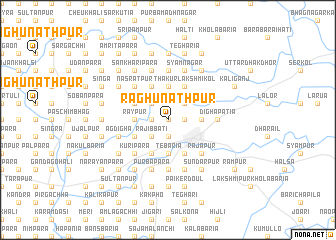 map of Raghunāthpur