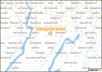 map of Raghunāthpur