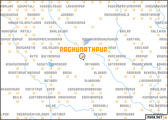 map of Raghunāthpur