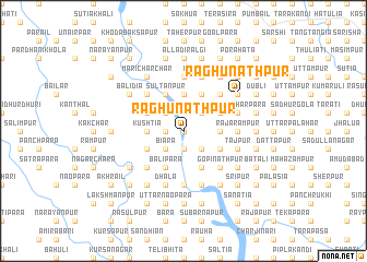 map of Raghunāthpur