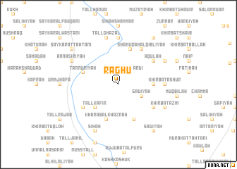 map of Rāghū
