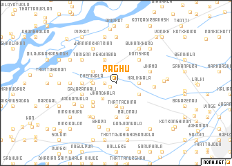 map of Rāghu