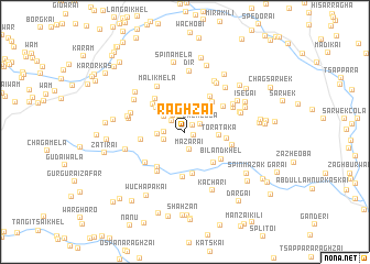 map of Rāghzai