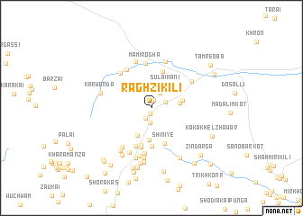 map of Raghzi Kili