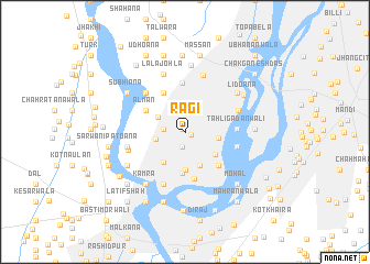 map of Rāgi