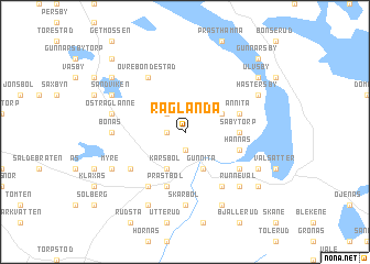 map of Råglanda