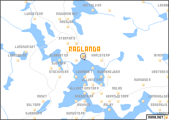 map of Råglanda