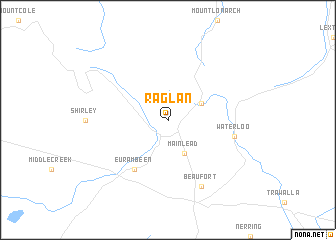 map of Raglan