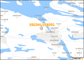 map of Ragnhildsborg