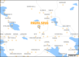 map of Ragnilsrud