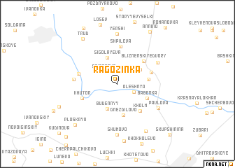map of Ragozinka