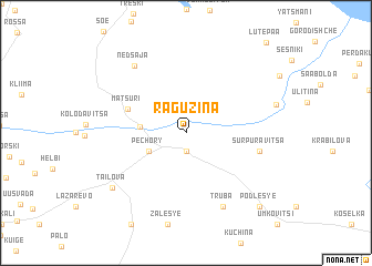 map of Raguzina