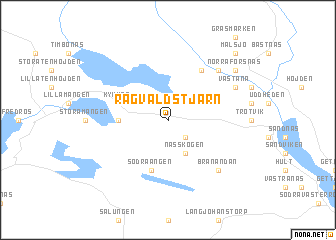 map of Ragvaldstjärn