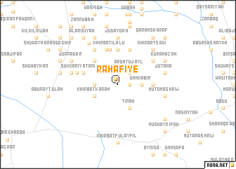 map of Râhafîyé