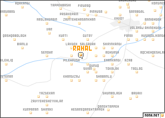 map of Rahāl