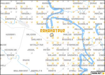 map of Rahamatpur